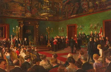 Pilgerfahrt, 26. März 1926, Mitglied des Royal Victorian Order of St John Investitur in Malta