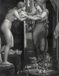 Die Geburt der Galatea, ca. 1885 (Mezzotinto auf Indienpapier)