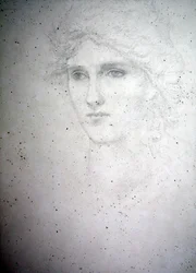 Kopfstudie - Bessie Keane, um 1898