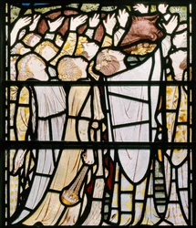 Elija und die Priester Baals (Detail)
