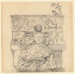 Georgiana Burne-Jones am Klavier