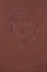 Studie von Margaret Burne-Jones für 