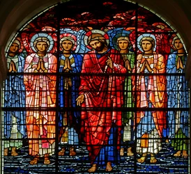 Die Himmelfahrt, 1885-1897 (Buntglas)
