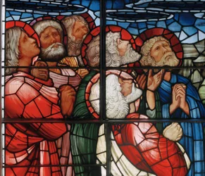 Die Himmelfahrt Fenster (Detail)