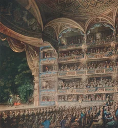 Innenraum des Drury Lane Theatre, 1795, 1948