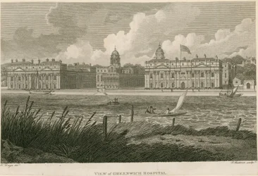 Blick auf das Greenwich Hospital, London