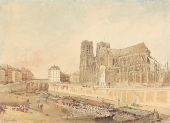 Notre Dame, Paris, vom linken Ufer
