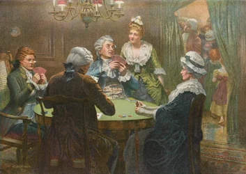 Eine Weihnachts-Whist-Party - mit saisonalen Rundspielen für die jüngeren Generationen