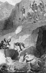 Der Tod von Mungo Park, 1806