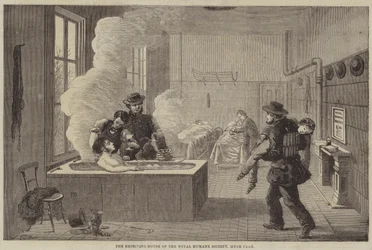 Das Empfangshaus der Royal Humane Society, Hyde Park