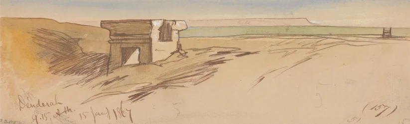 Dendera, 9:15 Uhr, 15. Januar 1867