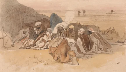 In der Nähe von Suez, Abend, 15. Januar 1849