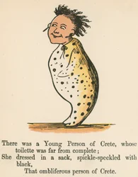 Es war eine junge Person aus Kreta, deren Toilette war weit von vollständig, aus 