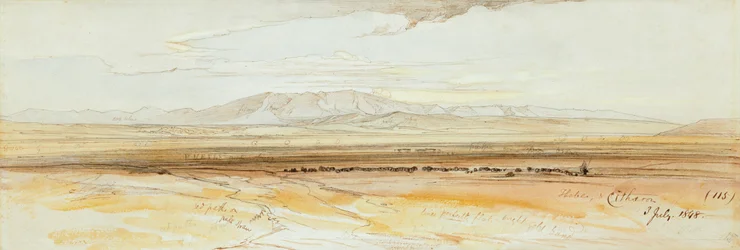 Zwei Ansichten von Theben