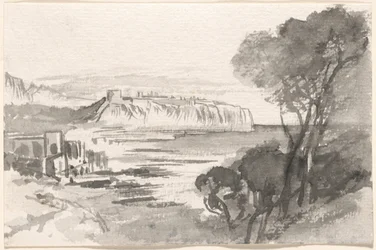 Blick über eine Bucht Monaco, 1884-1885