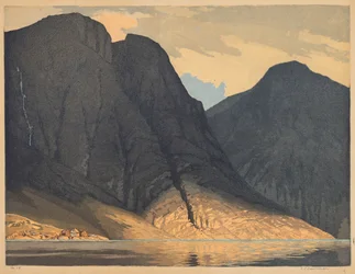 Bergblick mit Wasser