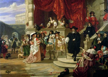 Der Sturz von Edward Hyde (1609-74), 1. Earl of Clarendon, 1861