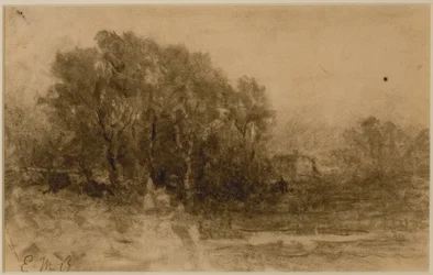Landschaft mit Wäldern, um 1880er Jahre