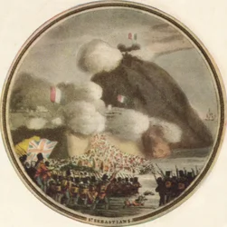 Sturm auf St. Sebastian, 1815, 1910