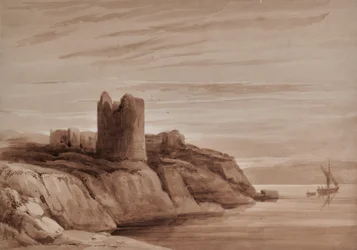 Landschaft mit Turm