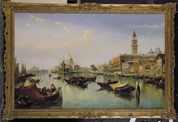 Das Bacino di San Marco, Blick auf die Mündung des Canal Grande