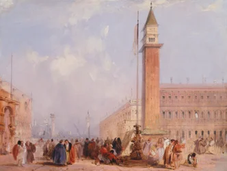 Die Piazzetta, Venedig