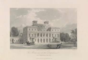 Das Herrenhaus in Deepdene. Sitz von Henry Thomas Hope, Esq.