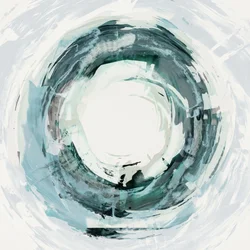 Flüssiger Aqua-Kreis