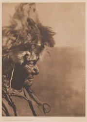 Ein Medizin-Kopfschmuck — Blackfoot