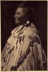 Schuss in die Hand, Apsaroke. 1841 erhielt er die 