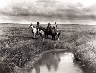 Drei Indianerhäuptlinge, ca. 1900