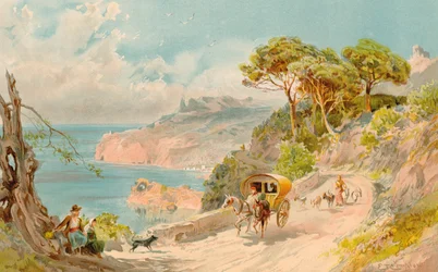 Küstenstraße bei Soller, Mallorca