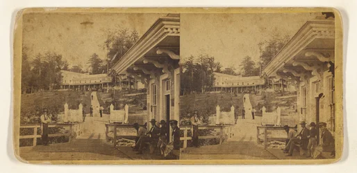 Das Cresson Mountain House. Auf einem der höchsten Gipfel der Alleghenies gelegen...[Pennsylvania Central R.R.]