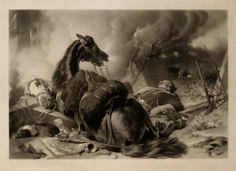 Zeit des Krieges und Zeit des Friedens, Gravur von Thomas Lewis Atkinson