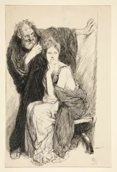 Cressida und ihr Onkel, aus Troilus und Cressida