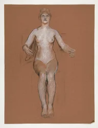 Frühe Studie für die Figur des Genius des Staates