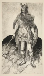 Edgar bewaffnet - Akt V, Szene III, König Lear