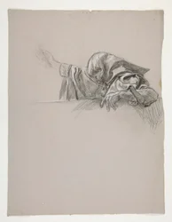 Figurenstudie für König Artus