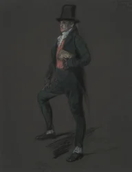Figurenstudie für die Figur von Dr. Casper Wistal