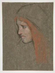 Kopf von Cordelia, aus König Lear