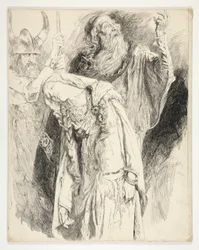 Lear mit der toten Cordelia in seinen Armen, Akt V, Szene iii, König Lear