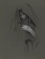 Maria, die Frau des Kleophas, Studie für Die Drei Marien