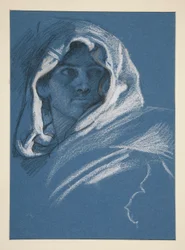 Porträt eines jungen Mannes mit Kapuze