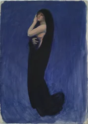 Studie für Figur von 4 Uhr morgens