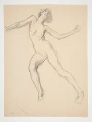 Studie für die Figur von 12 Uhr mittags