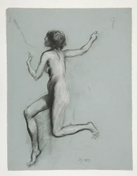 Studie für die Figur von 9 Uhr morgens