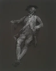 Studie für die Figur von John Dickinson