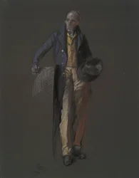 Studie für die Figur von Stephan Girard