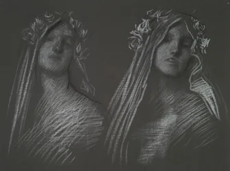 Studie für den Kopf von Blanchefleur