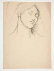 Studie einer Frau